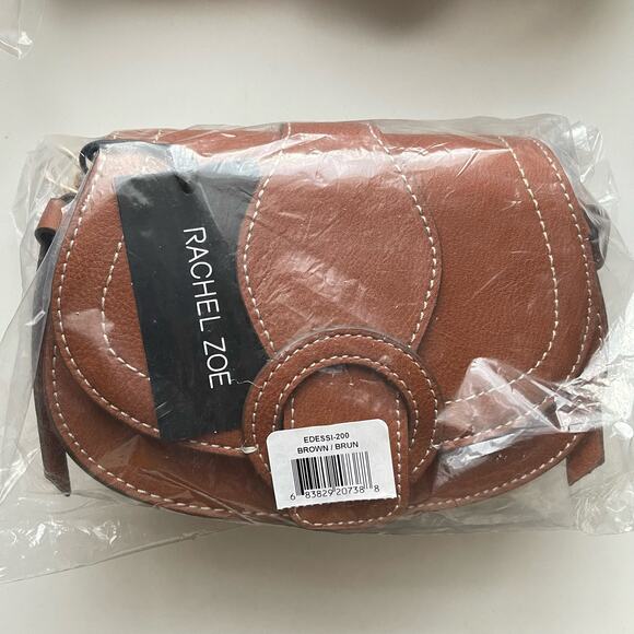 Rachel Zoe Belt Bag Crossbody Adjustable Curateur Edessi Saddle Brown Purse NWT - Picture 2 of 14